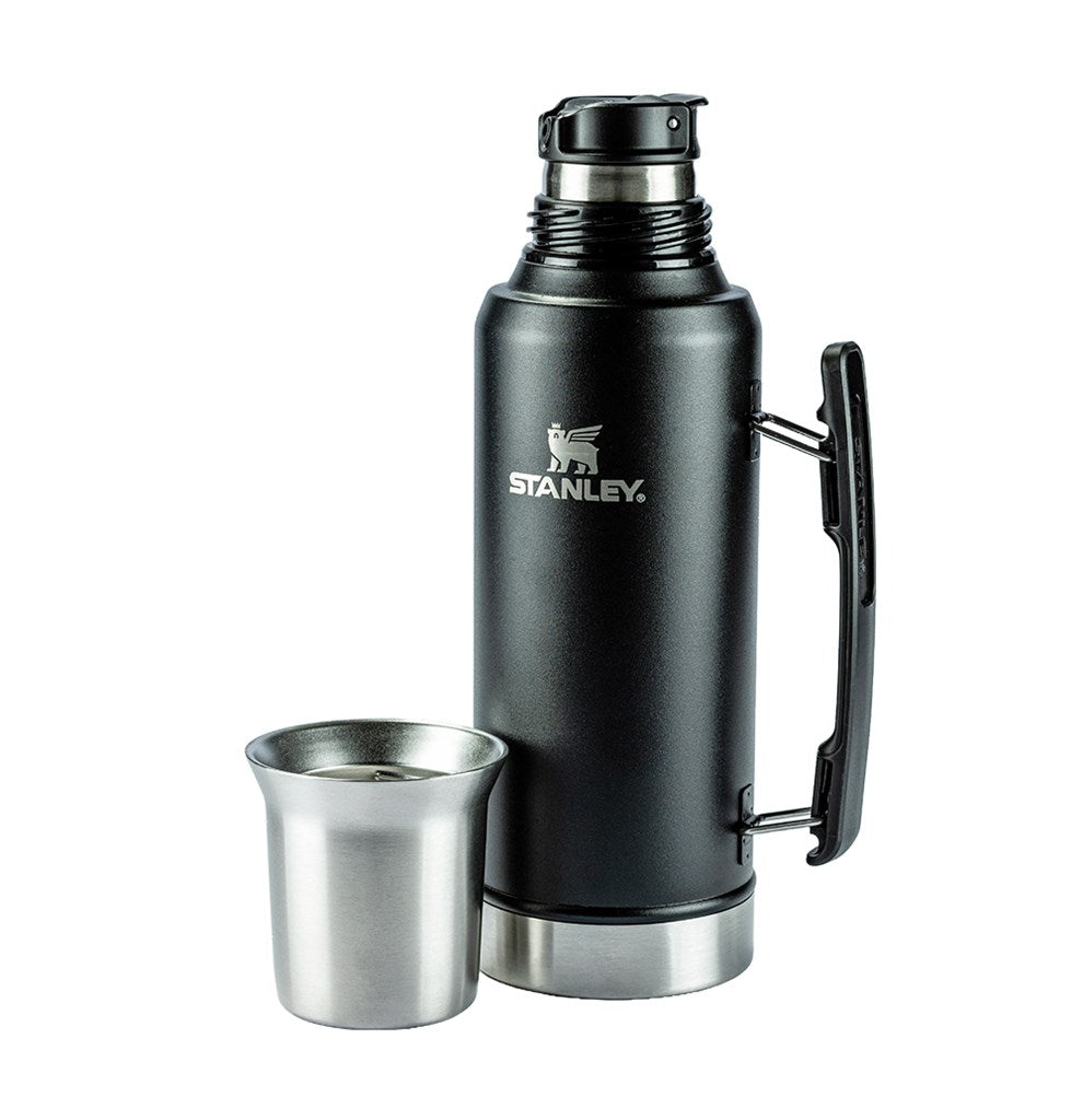 Garrafa Térmica Mate System Matte Black | 1.2L