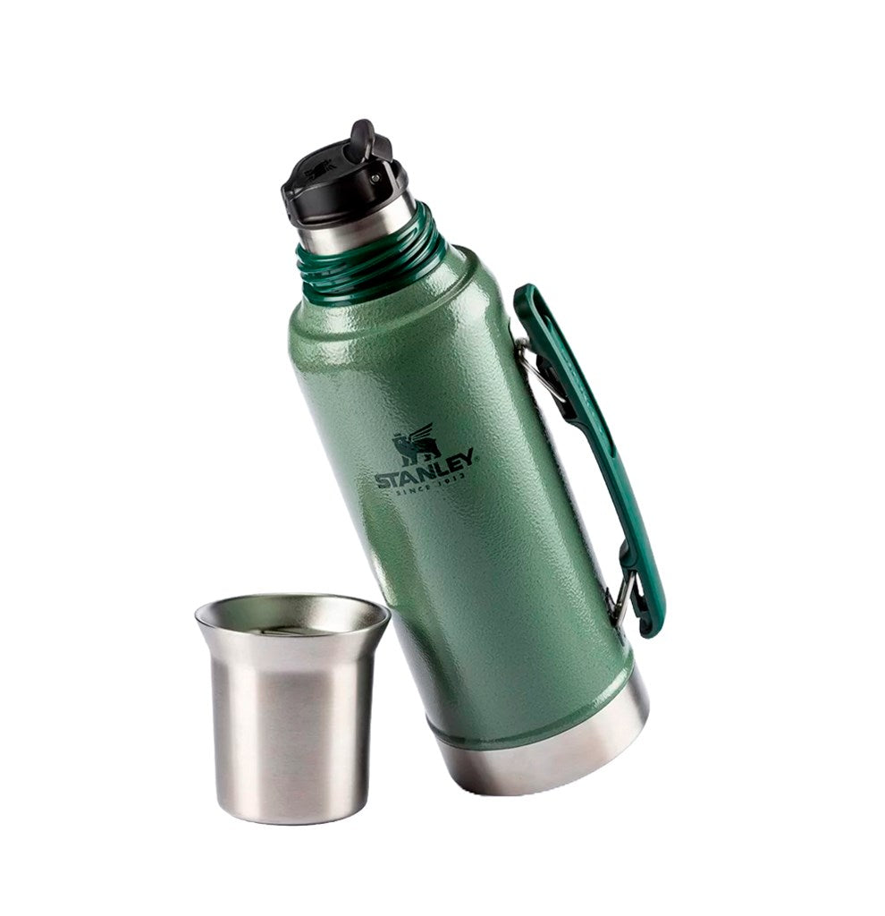 Garrafa Térmica Mate System Hammertone Green | 1.2L