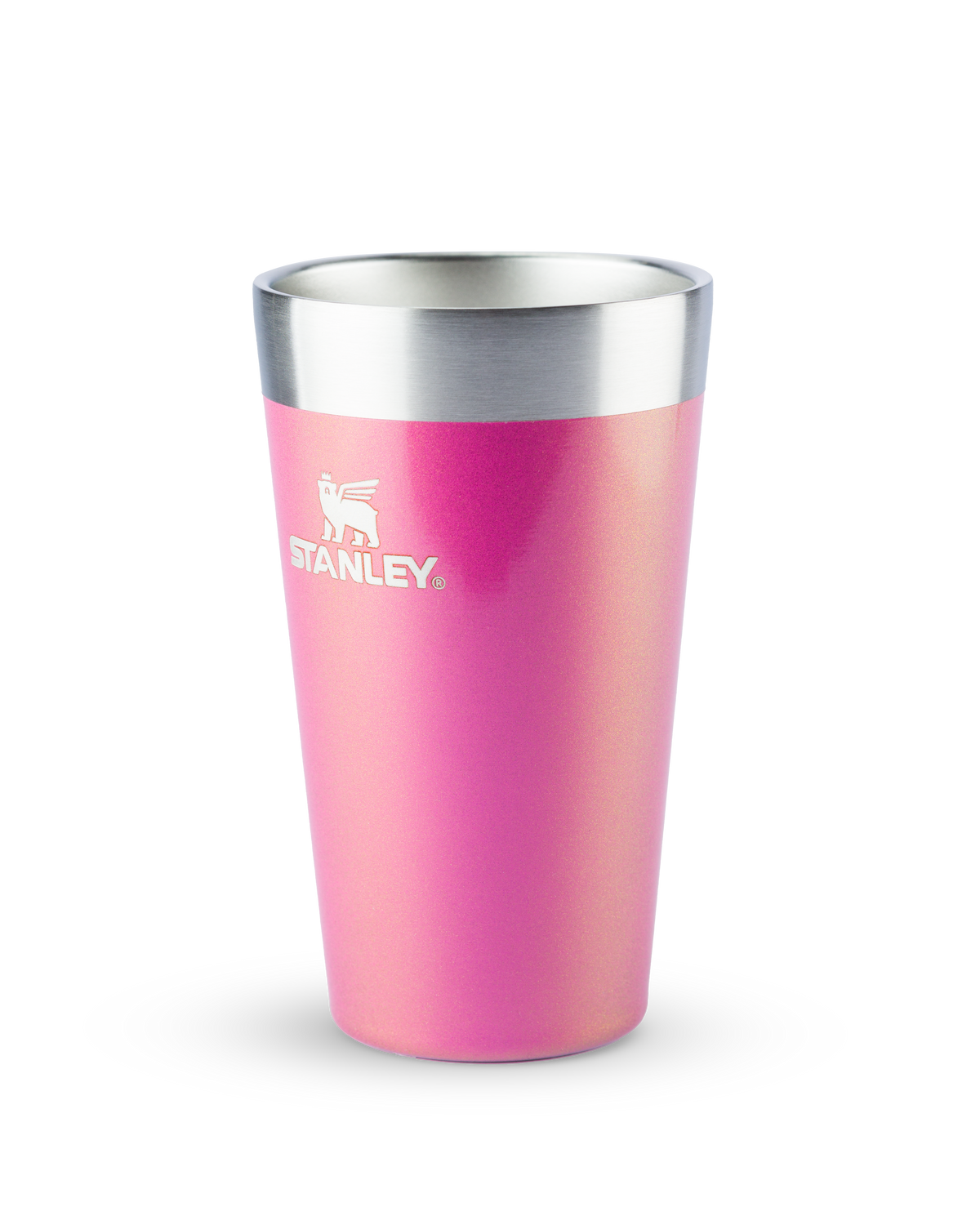 Copo Térmico de Cerveja Stanley Dazzle Pink Shimmer  | 473ml