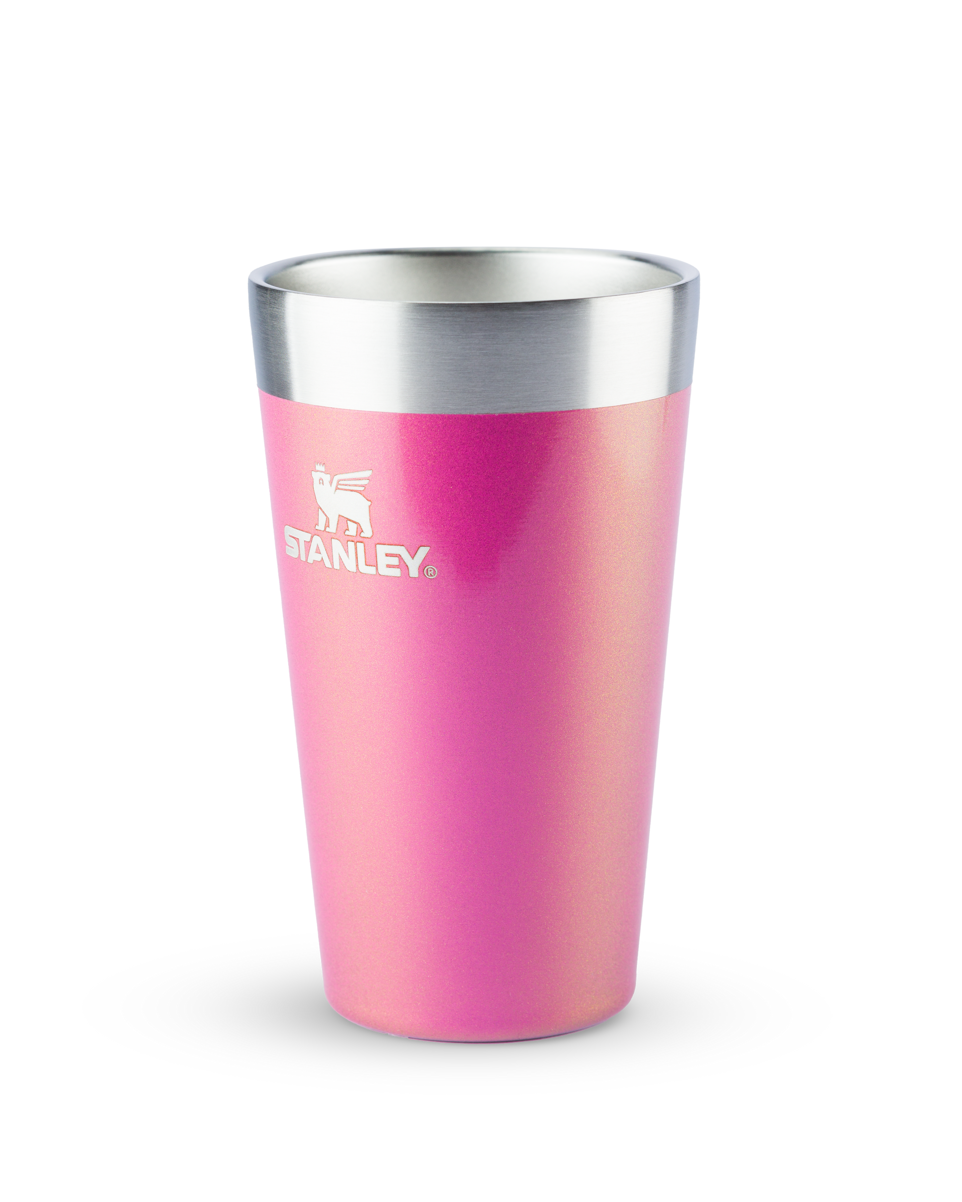 Copo Térmico de Cerveja Stanley Dazzle Pink Shimmer  | 473ml