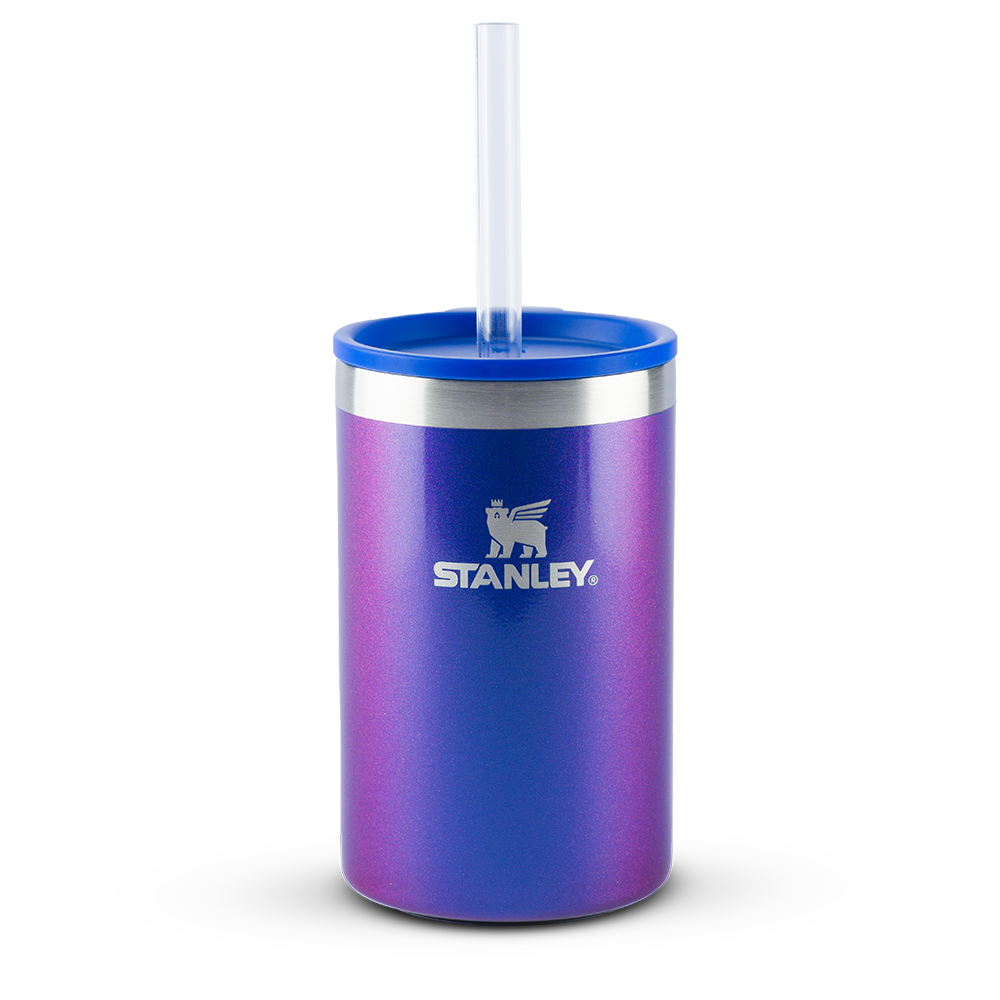 Can Cooler com canudo Stanley Sapphire Shimmer | 296ML