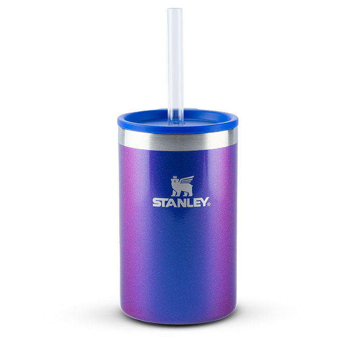 Can Cooler com canudo Stanley Sapphire Shimmer | 296ML