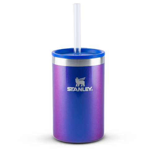 Can Cooler com canudo Stanley Sapphire Shimmer | 296ML