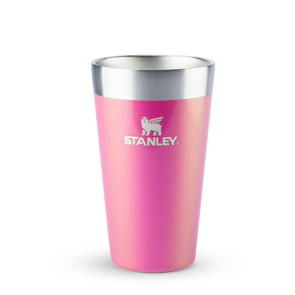 Copo Térmico de Cerveja Stanley Dazzle Pink Shimmer  | 473ml