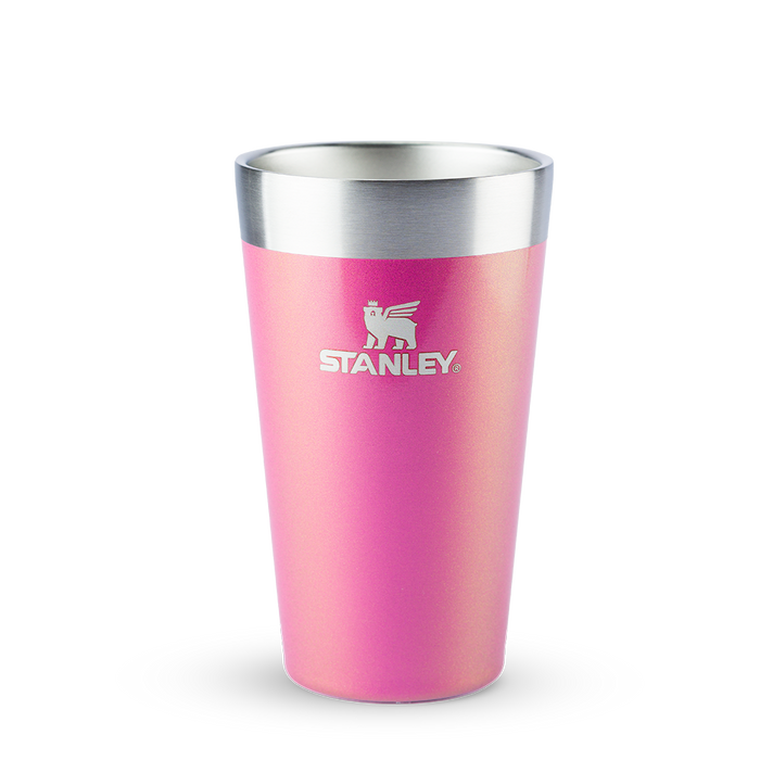 Copo Térmico de Cerveja Stanley Dazzle Pink Shimmer  | 473ml