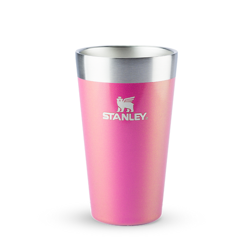 Copo Térmico de Cerveja Stanley Dazzle Pink Shimmer  | 473ml