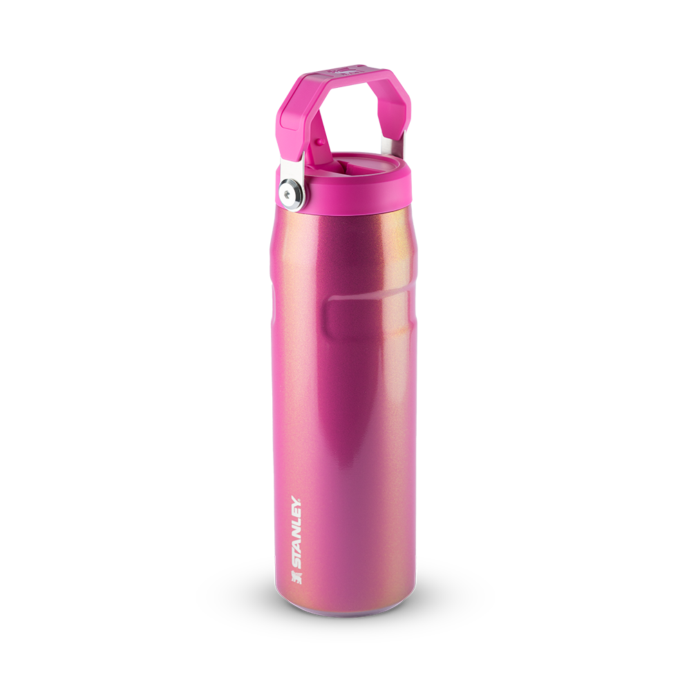 Garrafa Térmica Aerolight Flip Straw Stanley Dazzle Pink Shimmer | 710ML