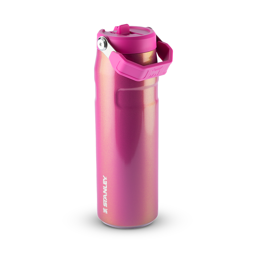 Garrafa Térmica Aerolight Flip Straw Stanley Dazzle Pink Shimmer | 710ML