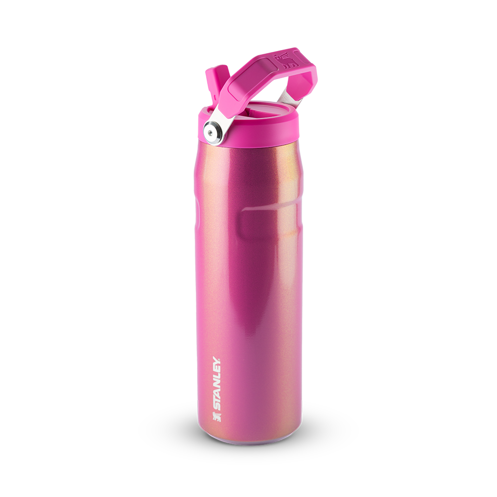 Garrafa Térmica Aerolight Flip Straw Stanley Dazzle Pink Shimmer | 710ML