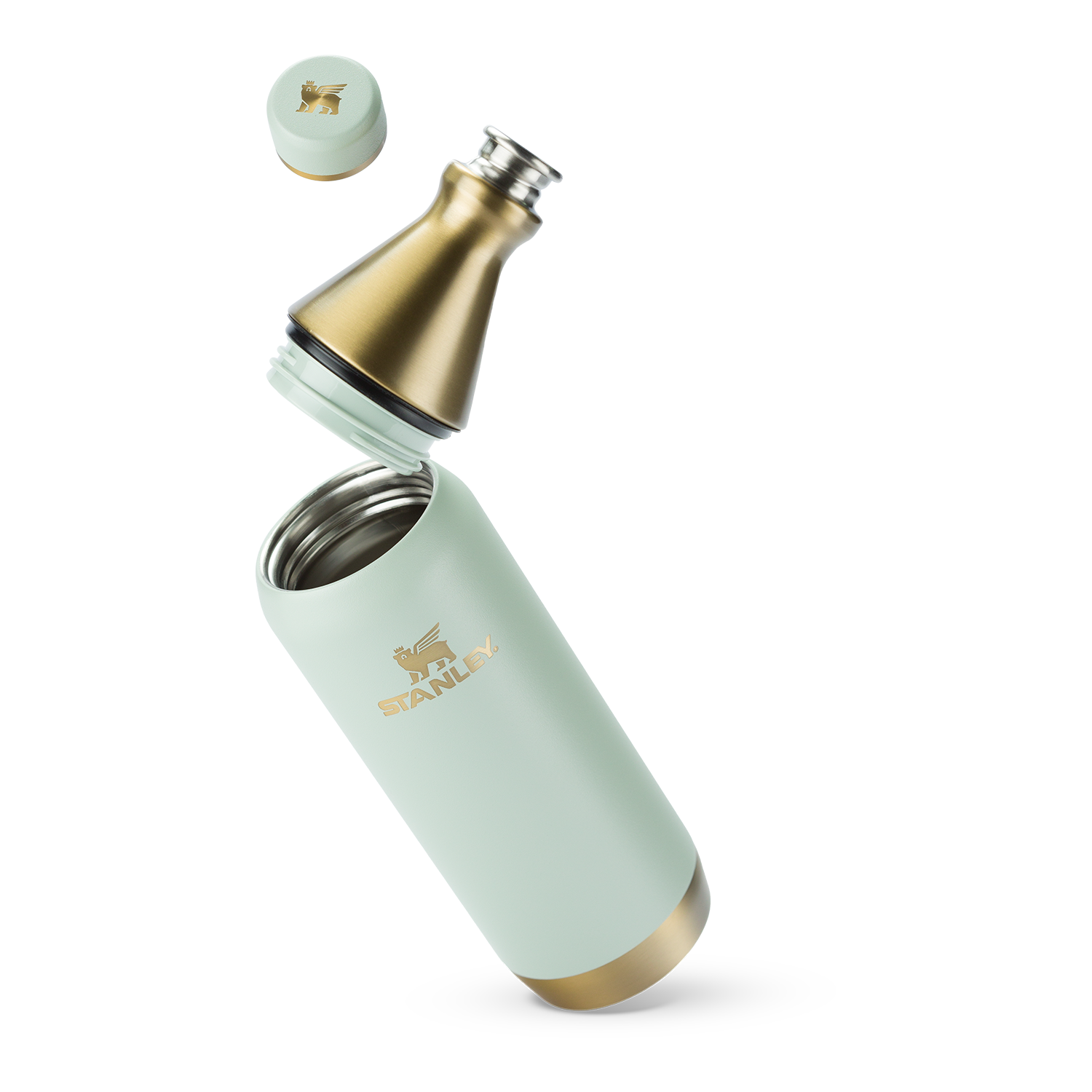 Garrafa Térmica Slim Bottle Gilded Celadon | 591ml